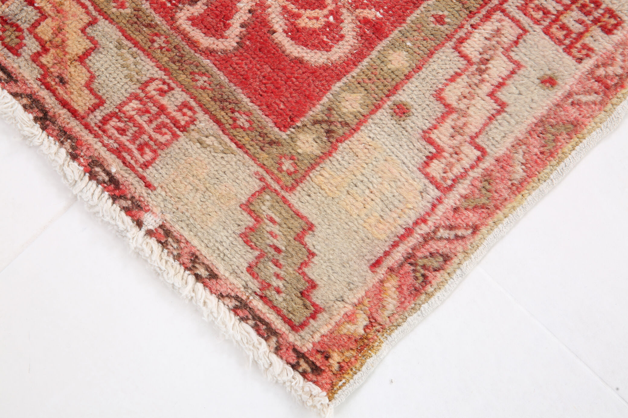3x6 red and beige turkish rug