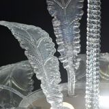 Luxury Barovier & Toso chandelier, Murano Pulegoso glass, 1950s