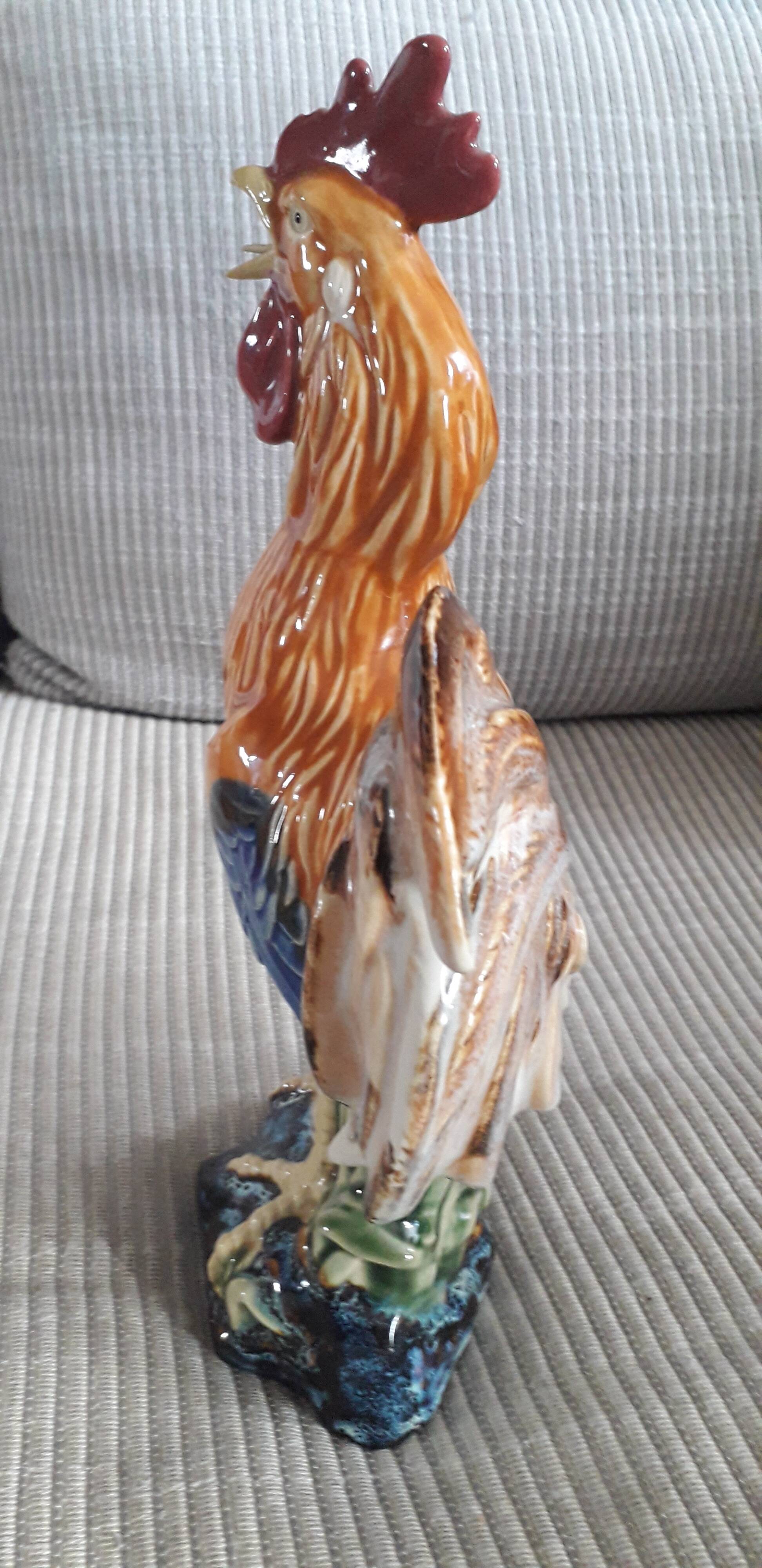 Very original vintage ceramic rooster