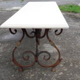 Travertine table
