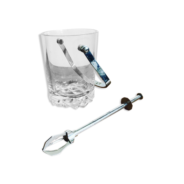 Seau et pince à glace