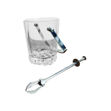 Ice bucket and tongs
