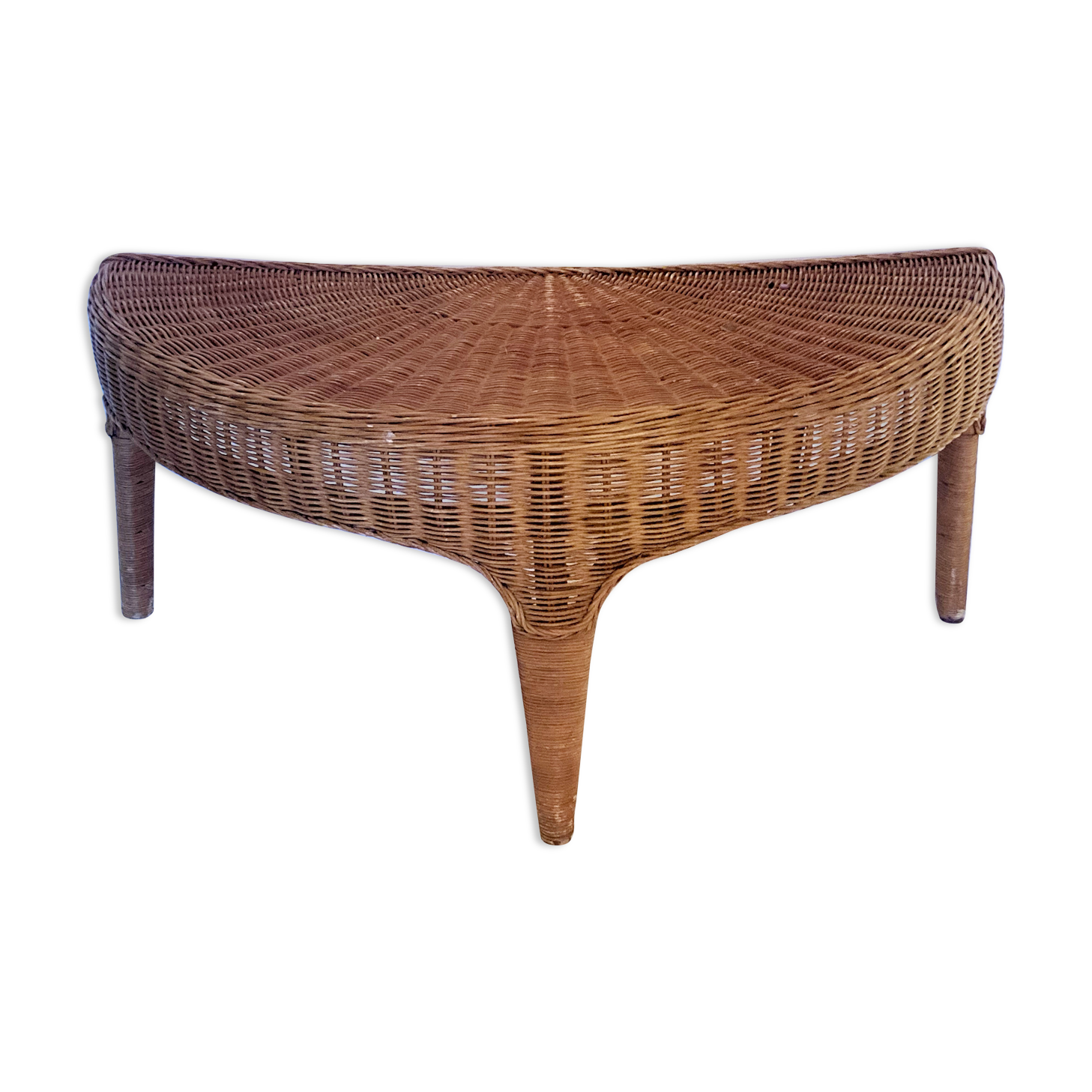 Rattan coffee table