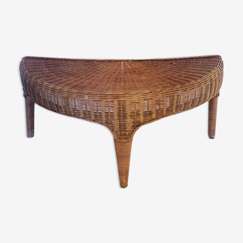 Rattan coffee table