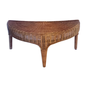 table basse rotin