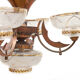 Art deco chandelier 5 fires, 1940