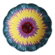 Large Longwy vega enameled ceramic dish Multicolor