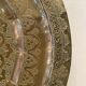 Superb large plateau chiseled oriental copper. chic ethnic vintage deco