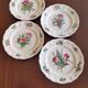 4 assiettes plates "Réverbère fin" KG Lunéville
