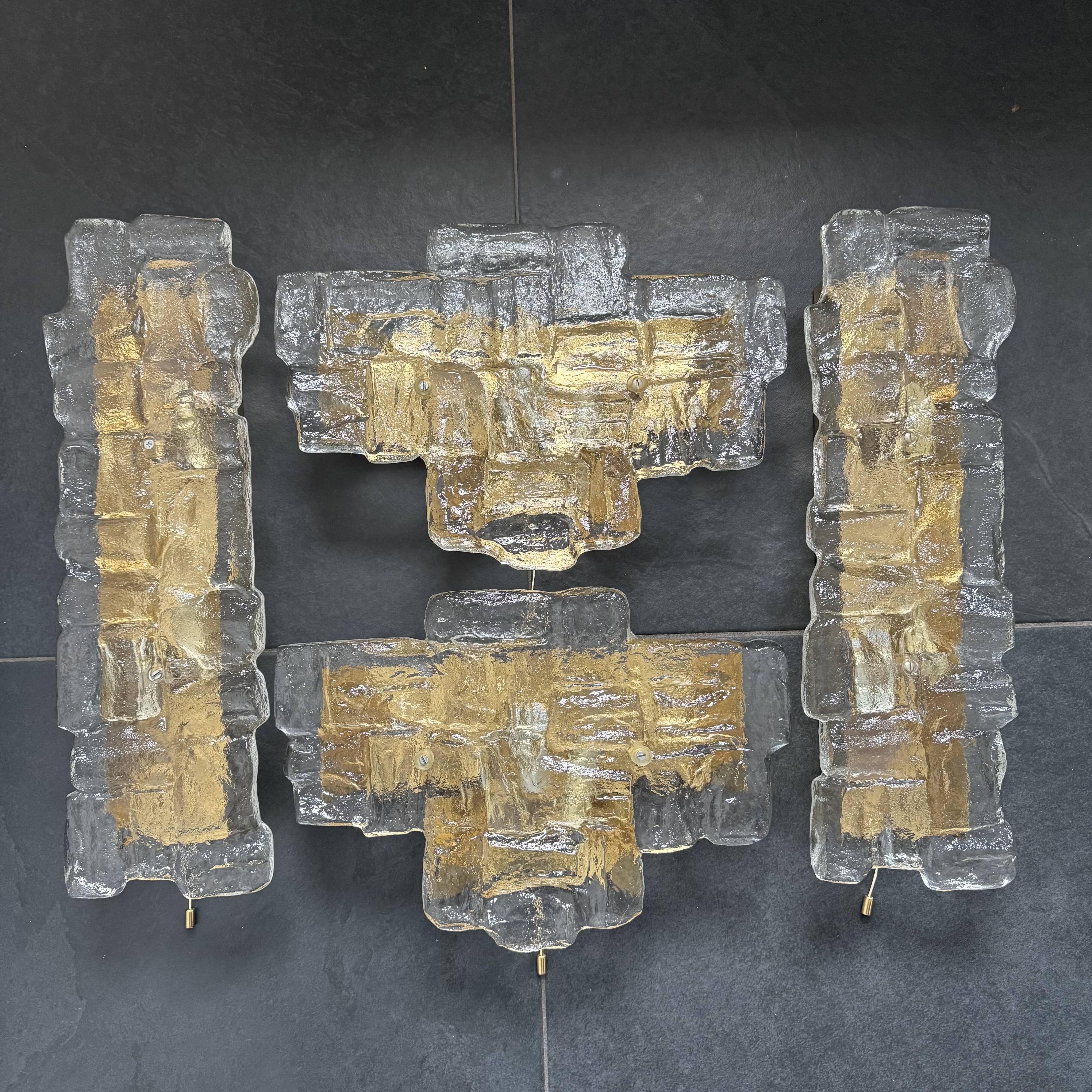 Kalmar Franken Wall Lights Set Glass Sconces