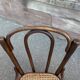 Set of 6 mismatched Viennese bistro restaurant chairs from the 1920s