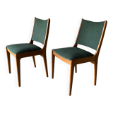 Paire de chaises de Johannes Andersen