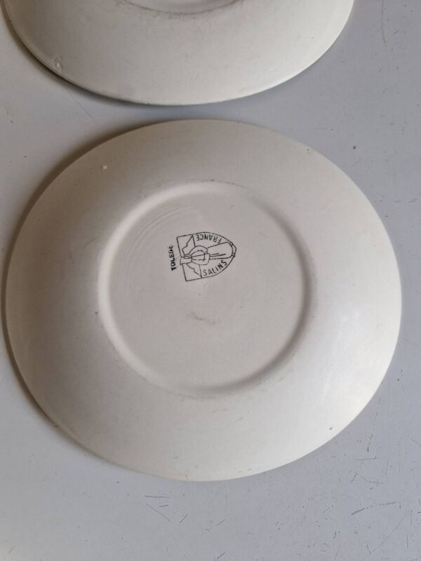 Lot De 12 Assiettes Plates De Forme Ovale Salins Modèle Tolede