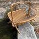 Rattan magazine rack