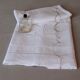 Drap ancien en lin début XXe monogrammé & brodé main