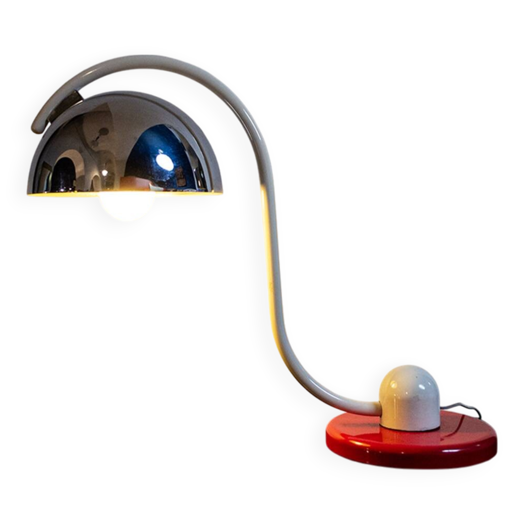 Lampe de table italienne vintage de Reggiani, années 1970