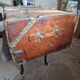 Leather trunk