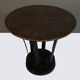 Forged iron side table