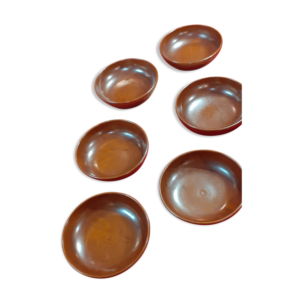 Assiettes creuses lot de 6 vallauris felix ceram