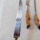 Couverts de service pied de biche