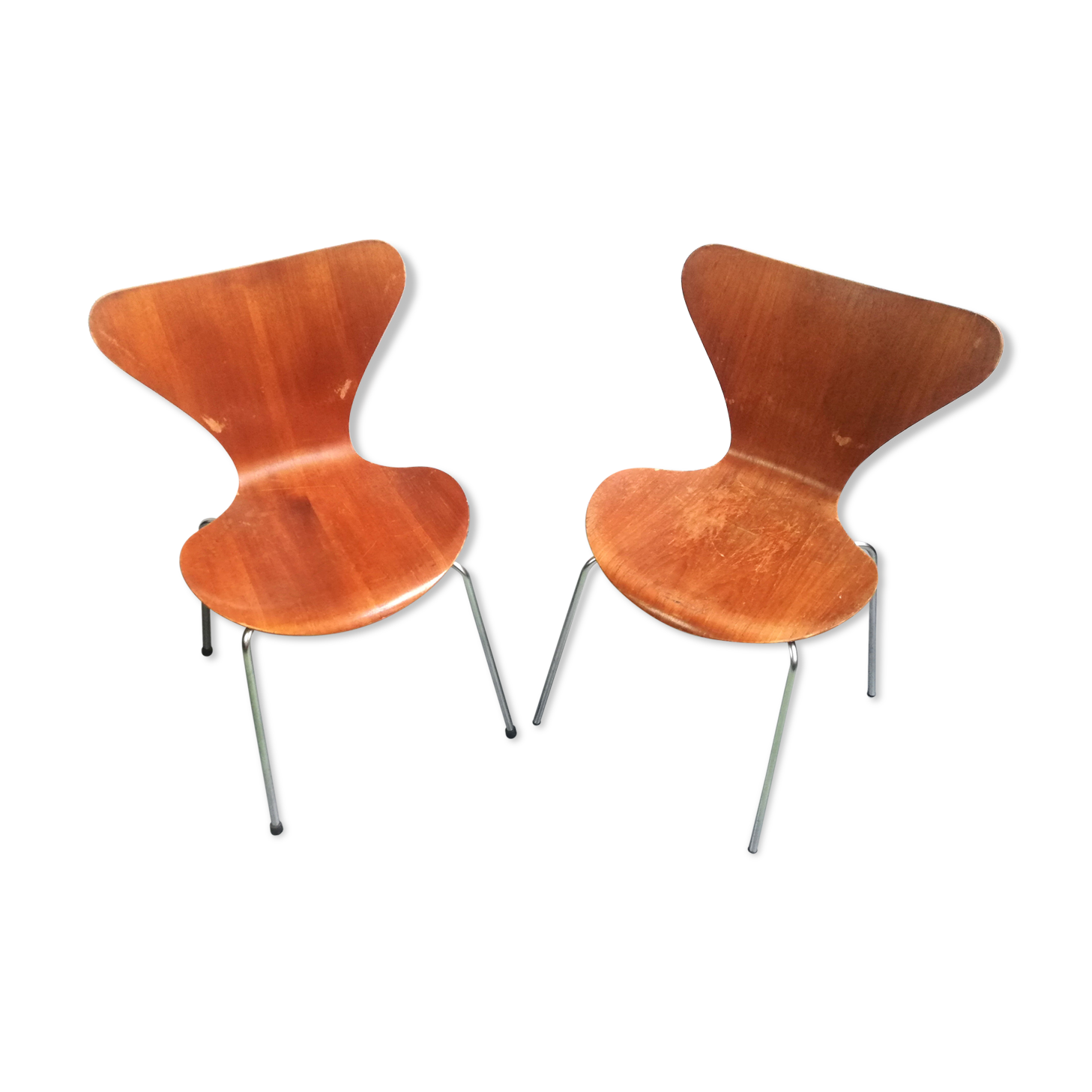 Paire de chaises Butterfly d'Arne Jacobsen