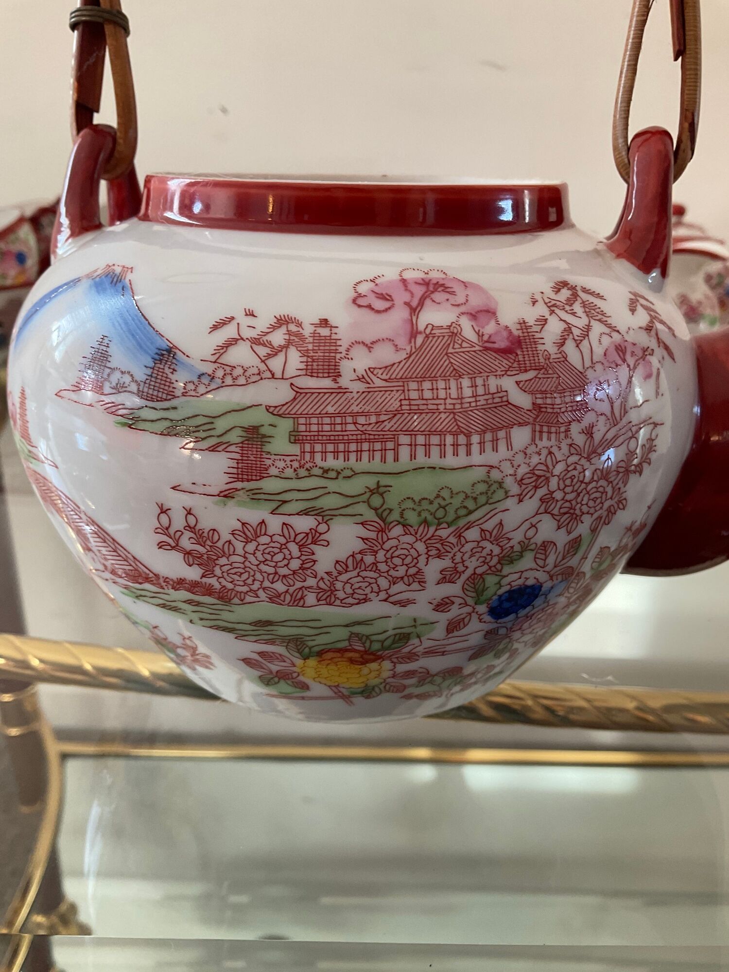 Old Japanese fine porcelain tea set