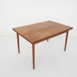 Teak extendable dining table, The Netherlands 1960's