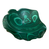 Ashtray block of malachite 310 gr