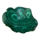 Cendrier bloc de malachite 310 gr