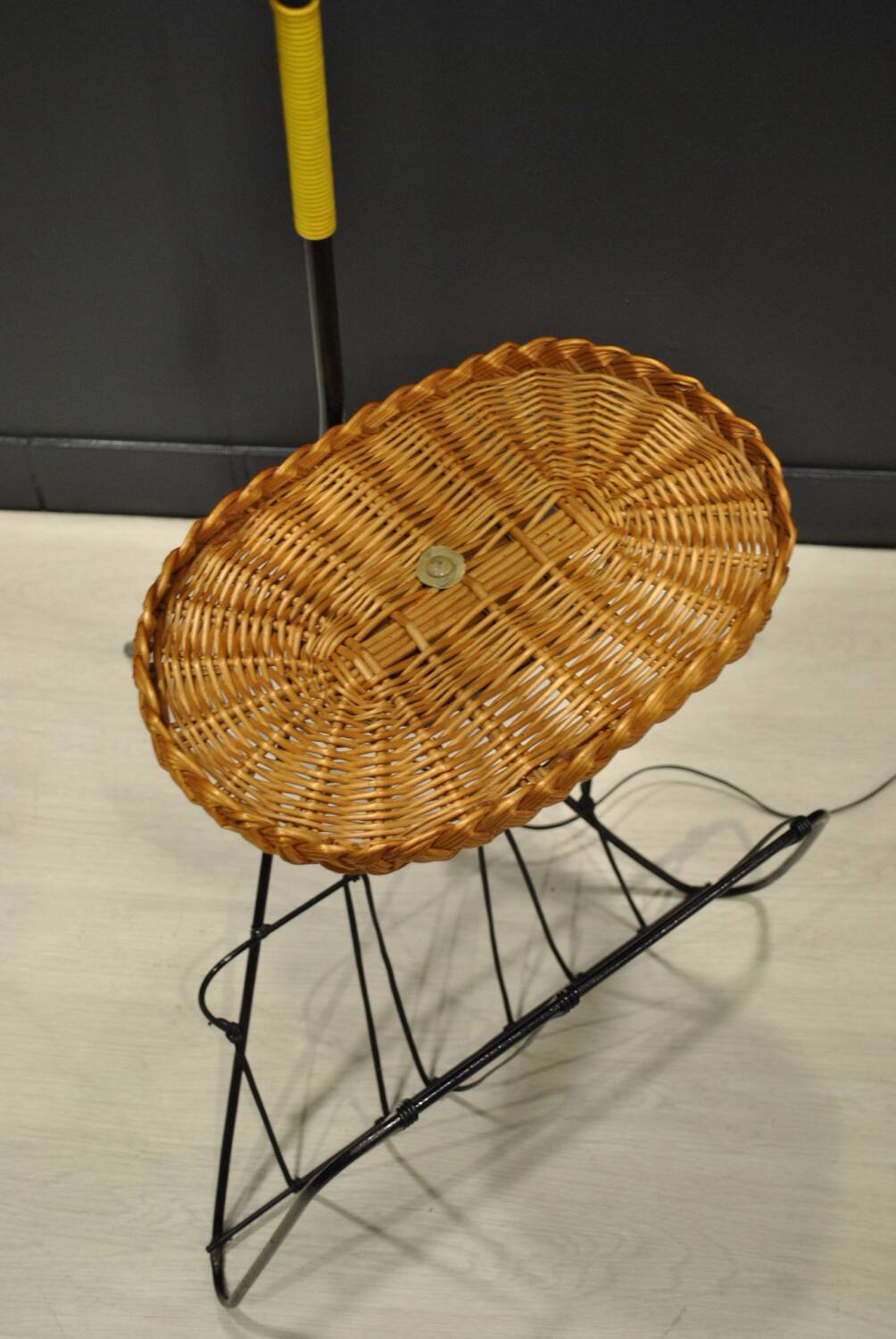 1960s magazine rack floor lamp