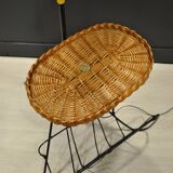 1960s magazine rack floor lamp