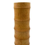 Vase en bambou Hollywood Regency, Italie 1970