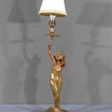 Regulate Lamp, Art Nouveau style, signed C.Rosa – Mid 20th century