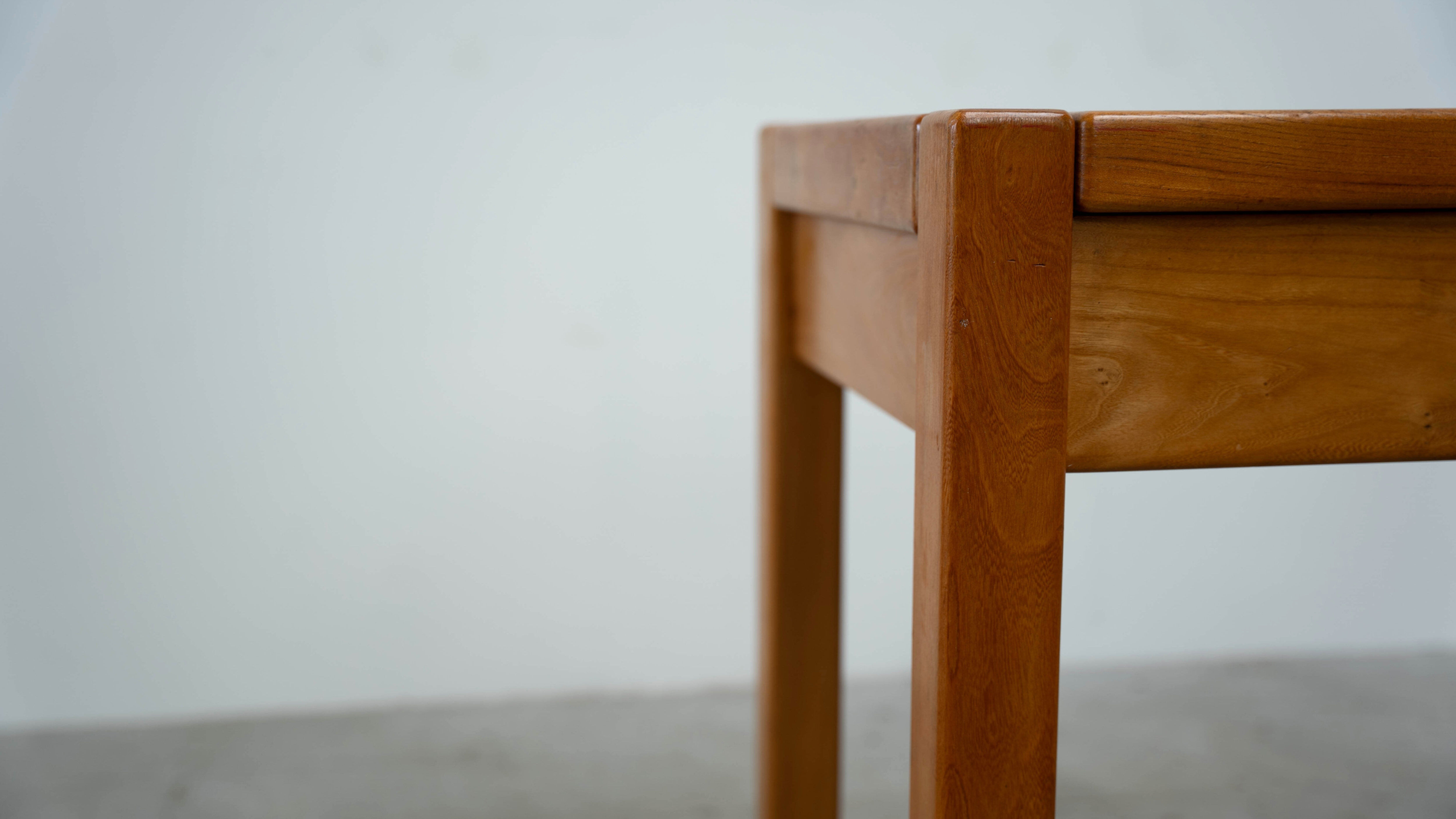 Solid elm desk by Roland Haeusler for Maison Regain