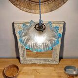 Blue vintage pendant lamp