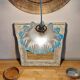 Suspension vintage bleue