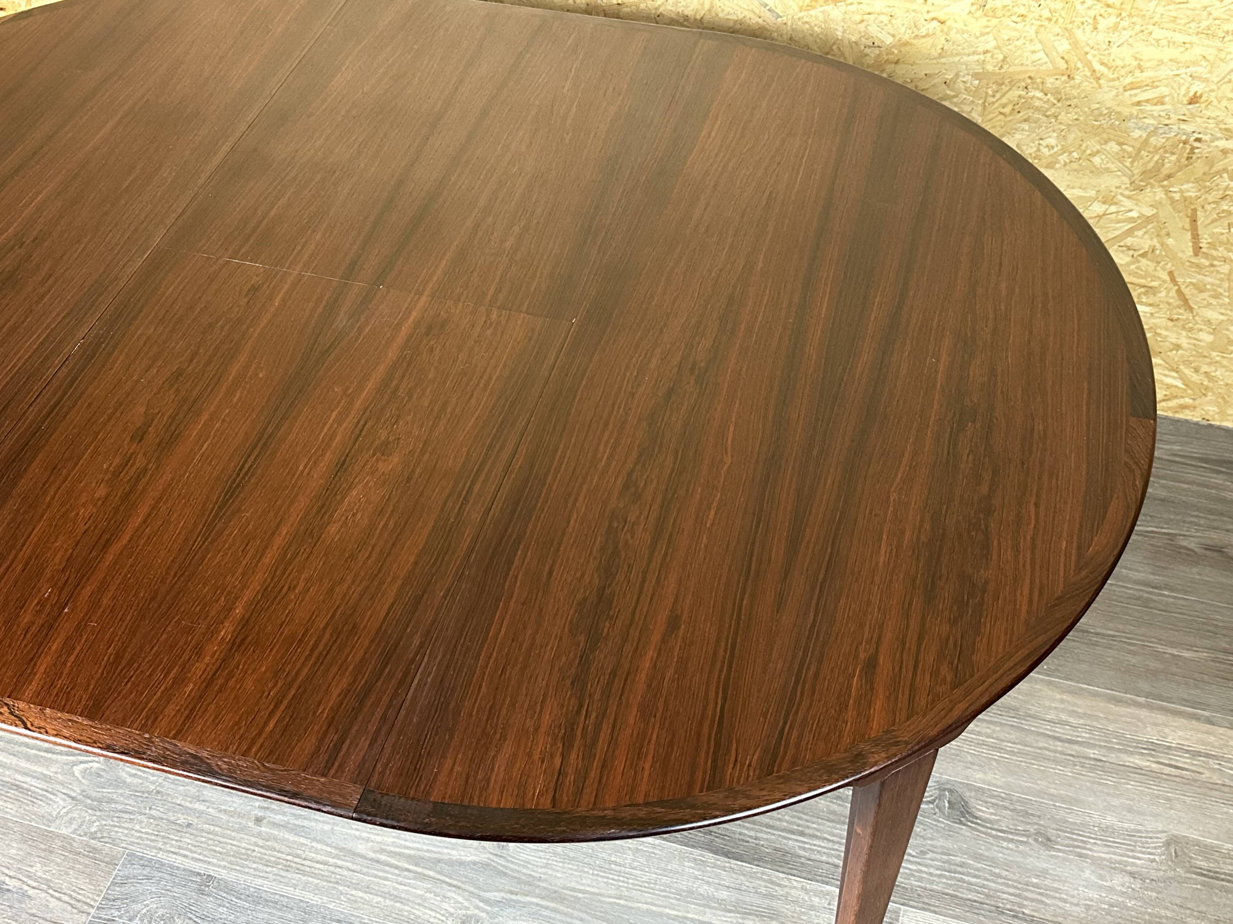 1960s/1970s Rio Rosewood Dining Table by Henry Rosengren Hansen