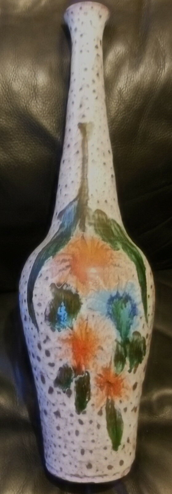 Ceramic vase Vallauris 1950 vintage Marius Bessone