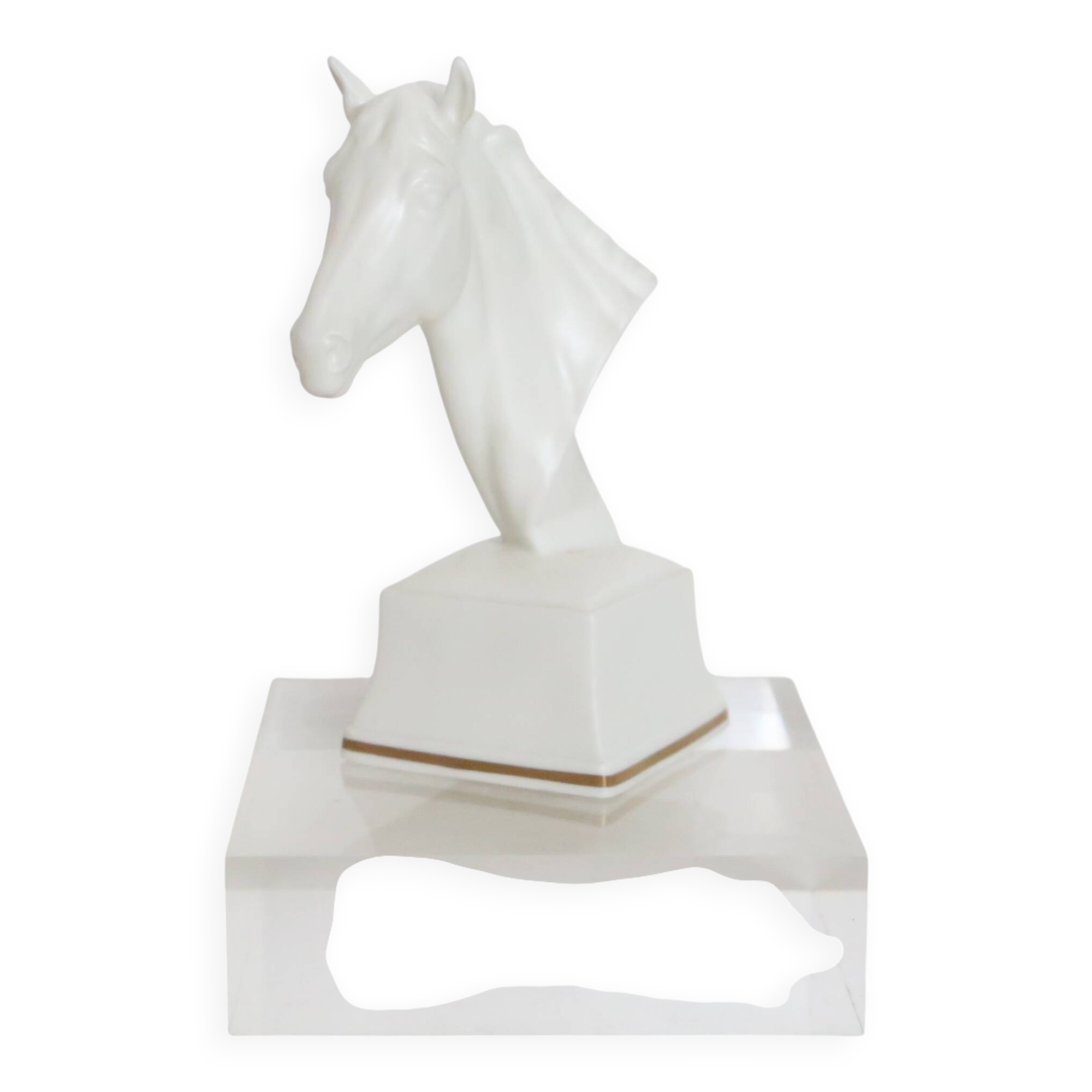 Atheon horse head figurine, Royal Worcester, porcelain