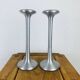 Paire de bougeoirs aluminium Kagla par Carl Ojerstam pour Ikea
