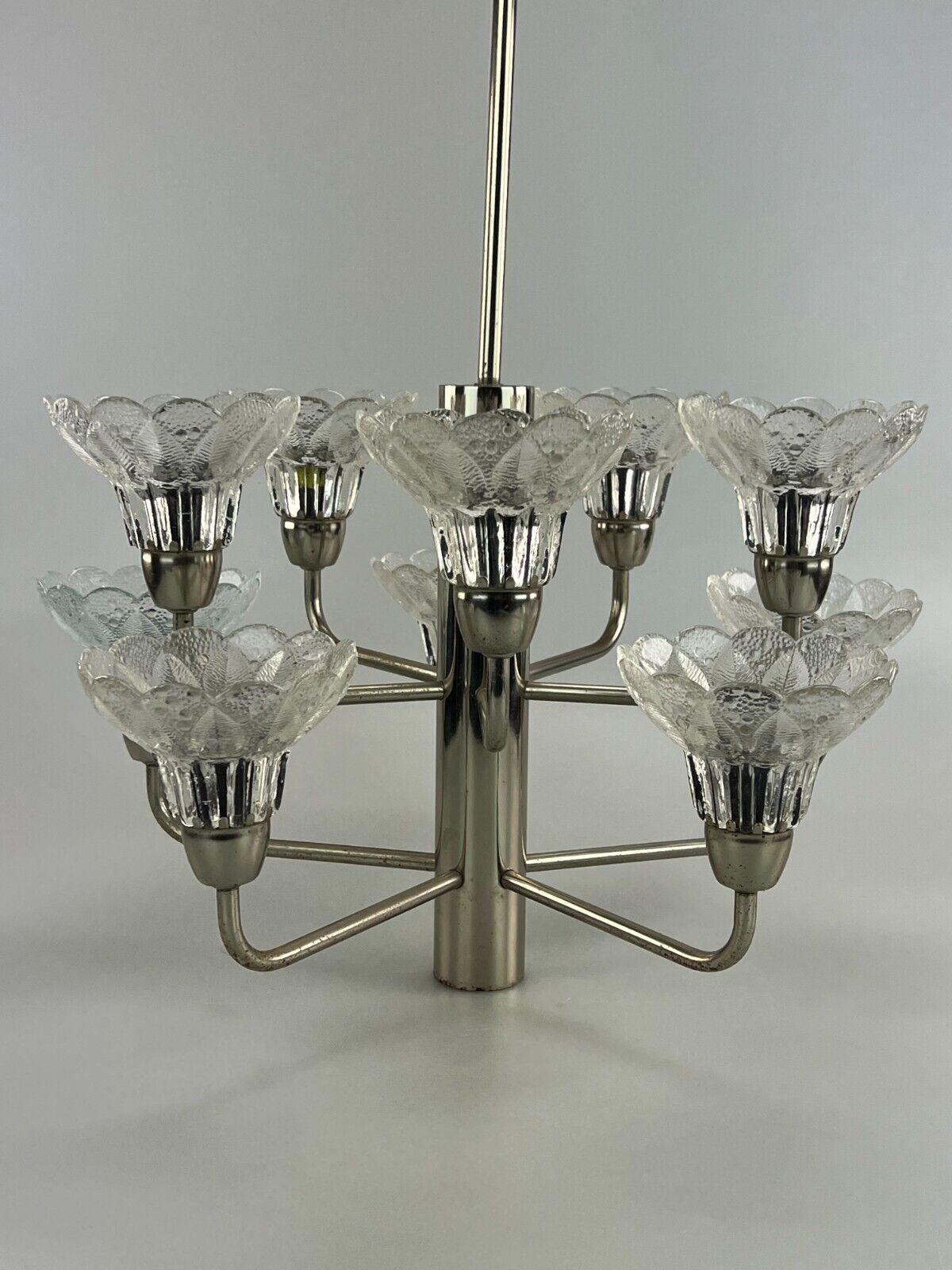 60s 70s chandelier glass space age design
