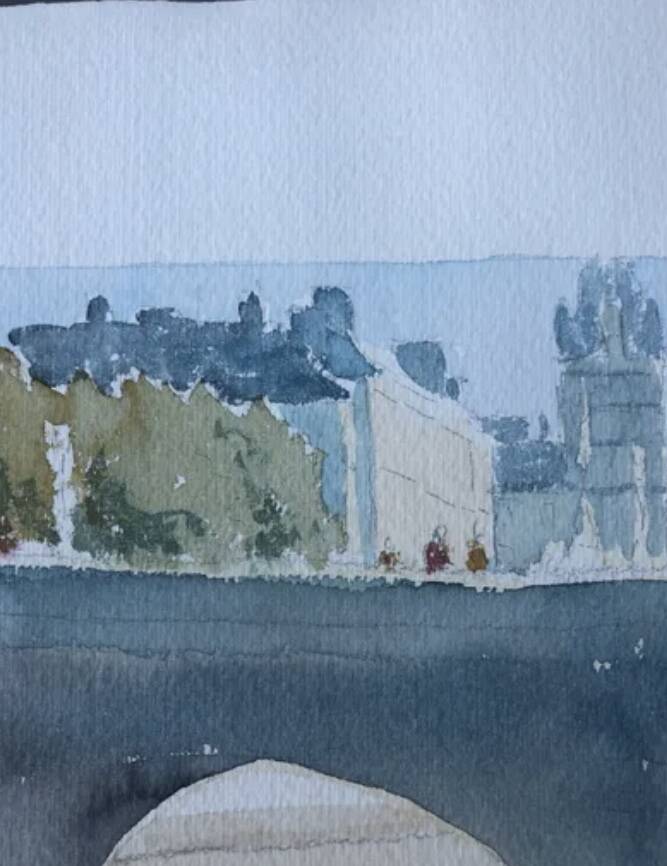 The banks of the Seine