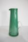 Vintage artistic green glass vase, Tarnowiec, Europe, 1970s