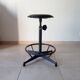 Vintage industrial workshop stool SIPE ITALY 1960s