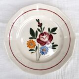 Set de 10 assiettes plates Sarreguemines, modèle Chatenois