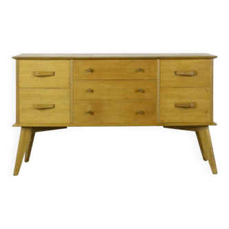 Stunning Vintage Midcentury Maple&Co. Sideboard In Walnut. Delivery. Modern / Danish Style.