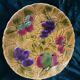 Set basket and dish Barbotine fruits Sarreguemines