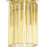 Small Murano glass ceiling light designed by Venini for Kalmar, Austria, 1970s.