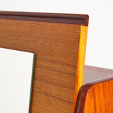 Restored teak bureau desk
