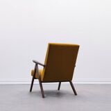 Mid-century Easy Model B armchair - 310 Var in Goldenrod velvet